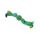 BUSTER Colour Squeak Rope m/vinylbold, blå/lime, M, 33 cm