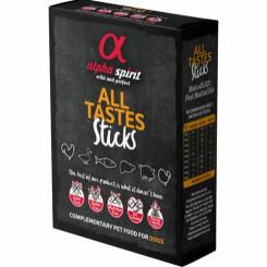 6 forskellige Alpha Spirits sticks "Alle Tastes"