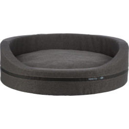 CityStyle seng, oval, m&oslash;rkegr&aring;