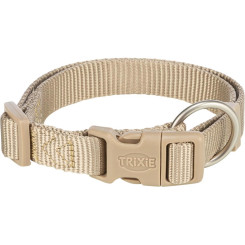 Halsbånd S/M: 30–45 cm/15 mm, Sand