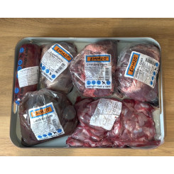 Indmadskasse nr 1 &ndash; med lever (BARF tilskud med organer) ca 4,5 kg